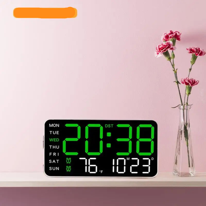 Giant Intelligent Digital Wall Clock with Time