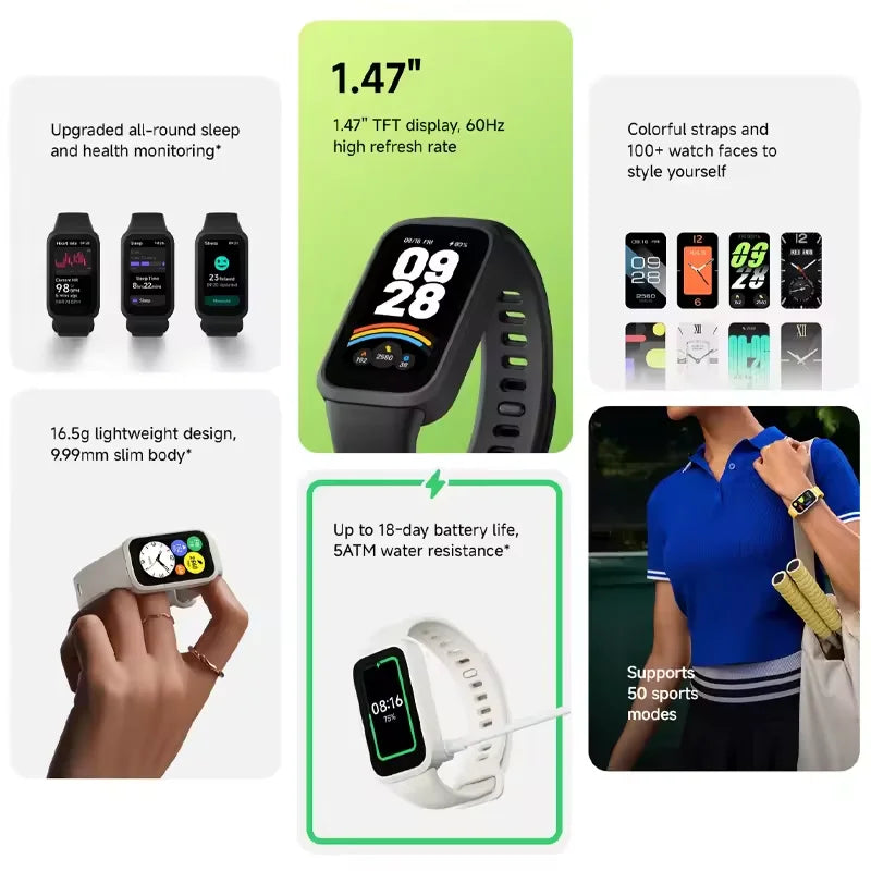Smart Band 9 Active with Bluetooth