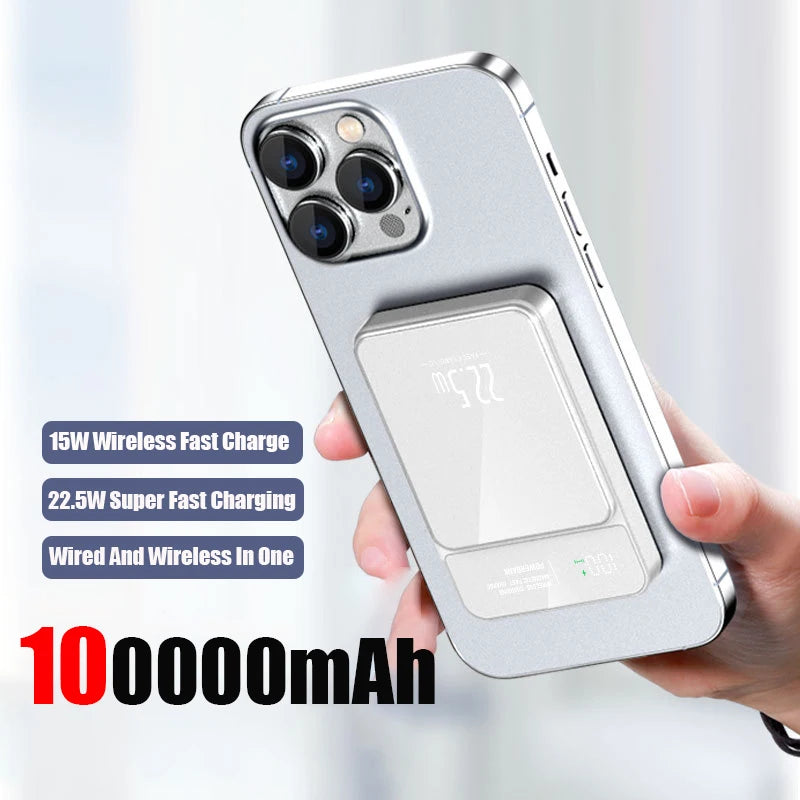 100000mAh Magnetic Wireless Power Bank