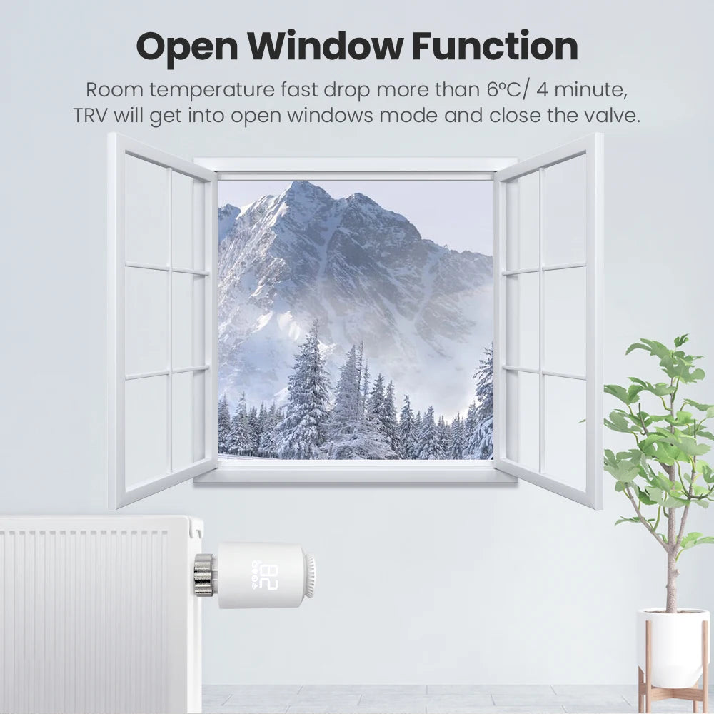 3.0 Smart Radiator Thermostat Valve Works with Alexa