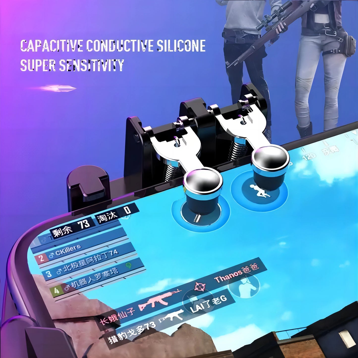 Six Finger PUBG Mobile Game Controller