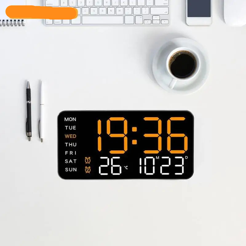 Giant Intelligent Digital Wall Clock with Time