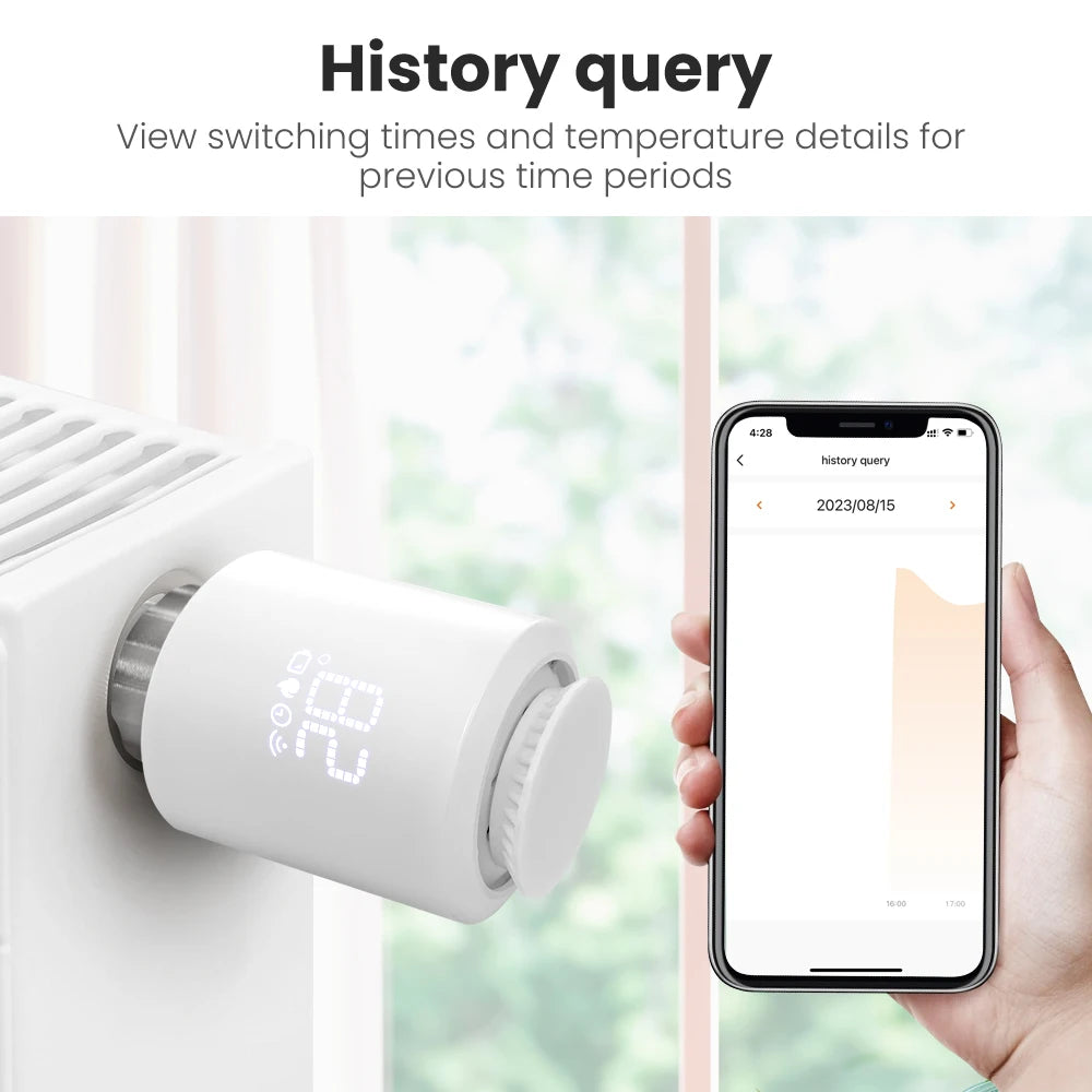 3.0 Smart Radiator Thermostat Valve Works with Alexa