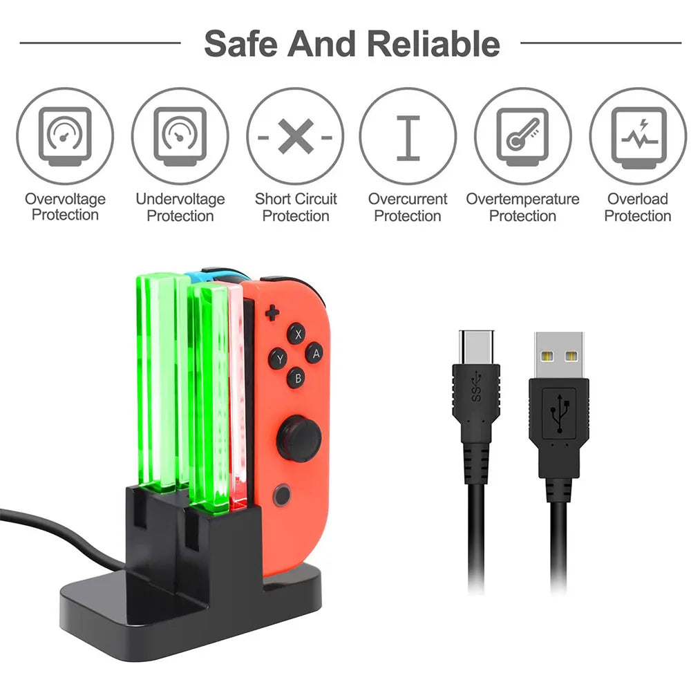 Nintendo Switch 4 Controller Charger Dock