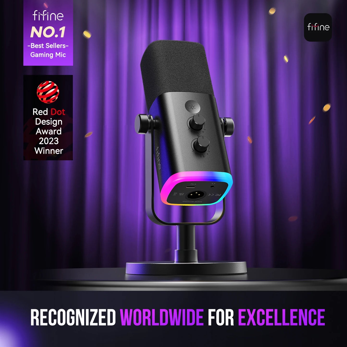 USB/XLR Dynamic Microphone