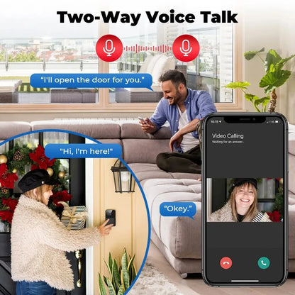 Wi-Fi Video Doorbell with Camera