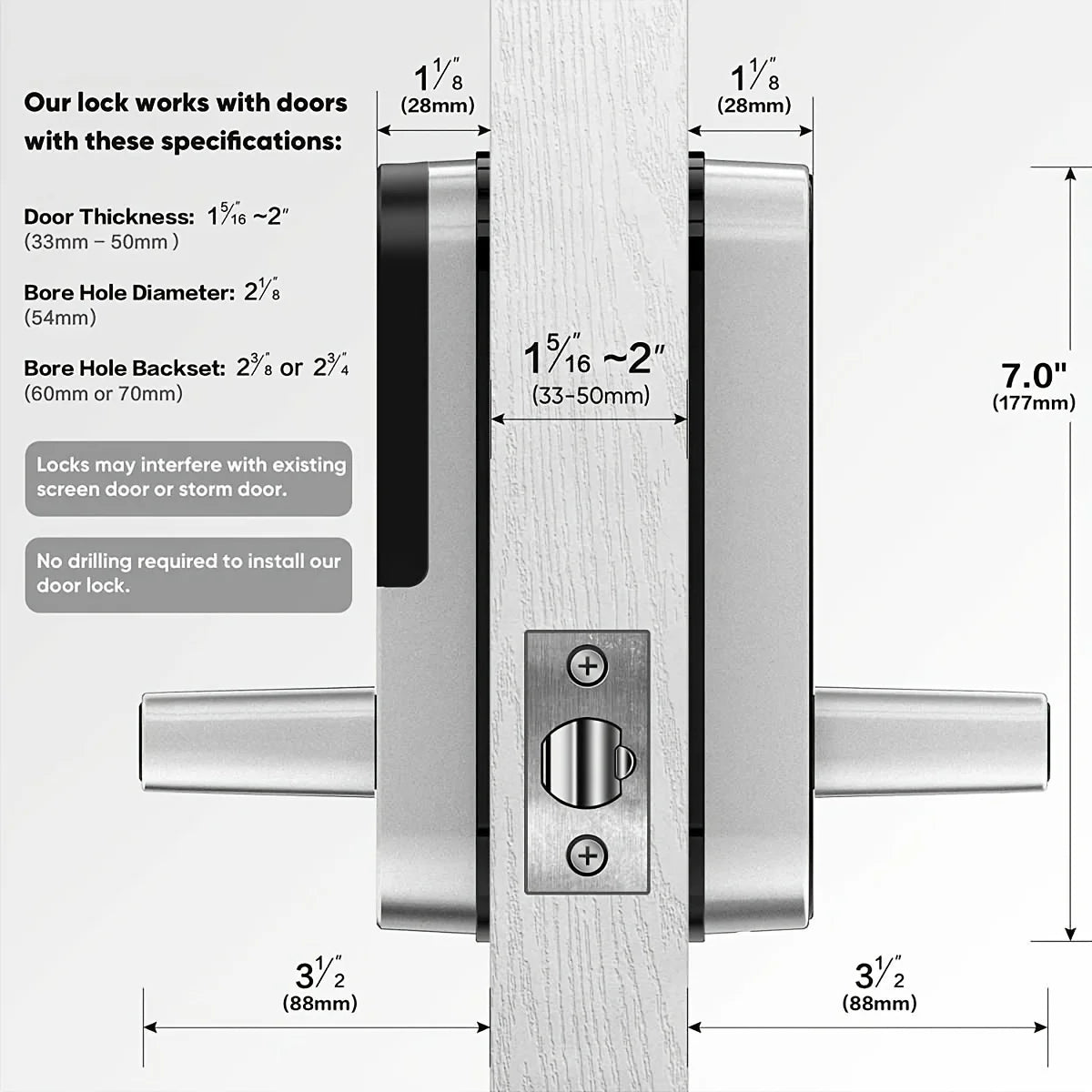 Smart Fingerprint Wi-Fi Door Lock