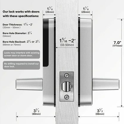 Smart Fingerprint Wi-Fi Door Lock