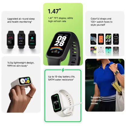 Smart Band 9 Active with Bluetooth