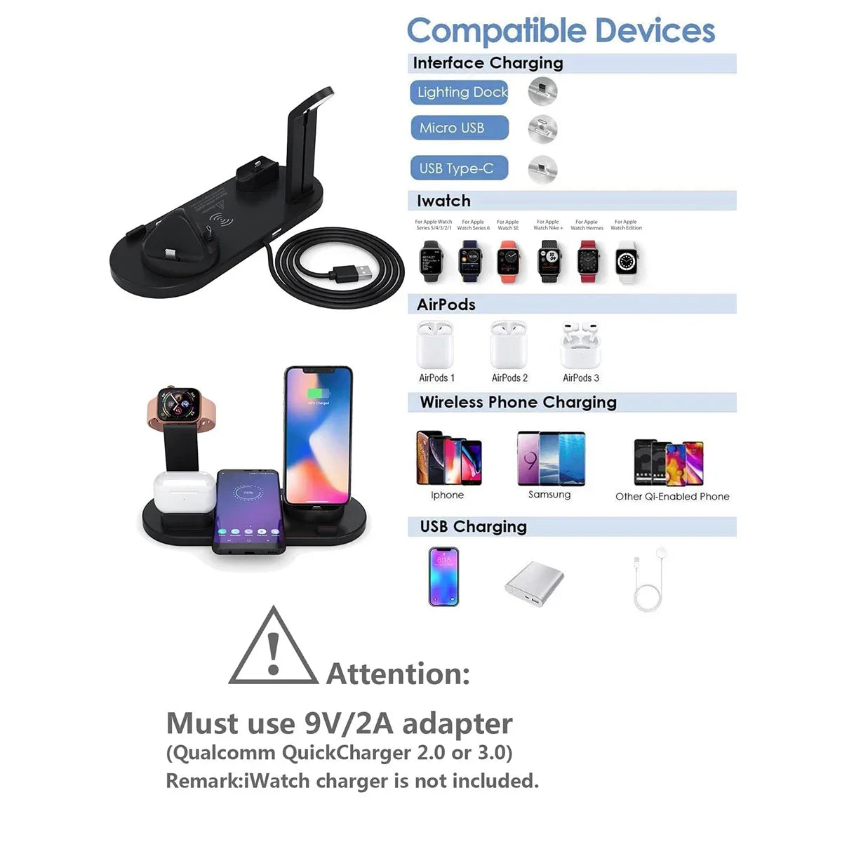 7-in-1 Wireless Charging Stand