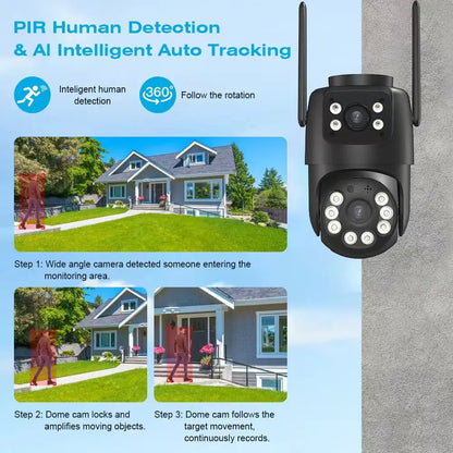 4K 8MP Wi-Fi PTZ Security Camera