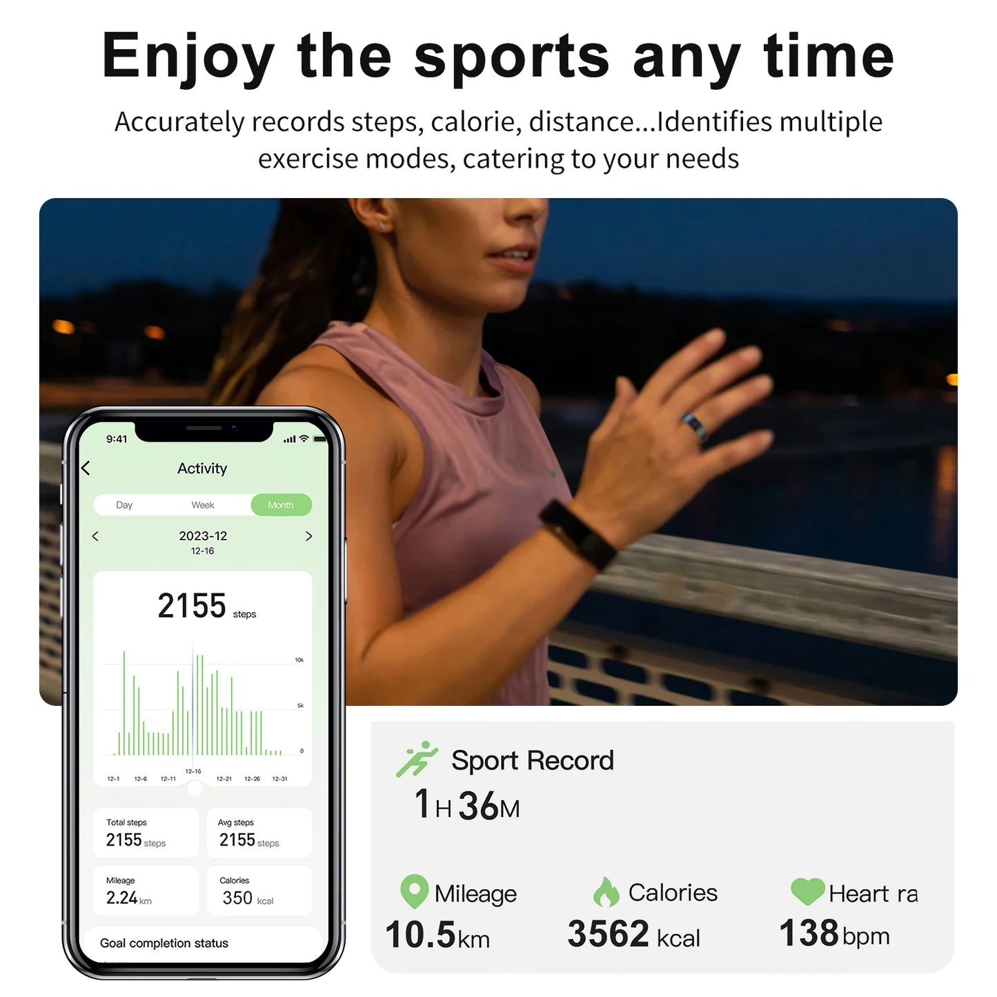 Smart Ring with Multi-Sport Modes