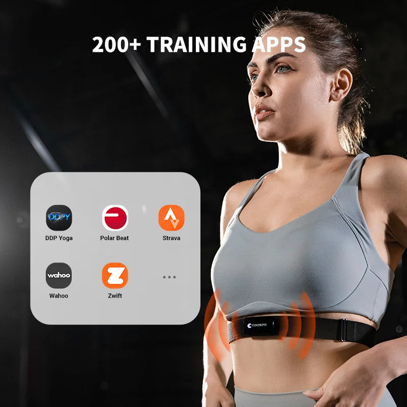 Rechargeable Chest Strap Heart Rate Monitor