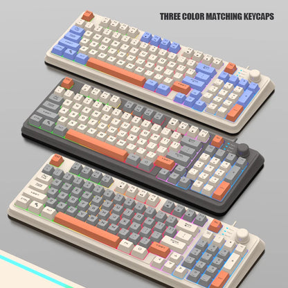 Wired Gaming Keyboard with RGB Lighting