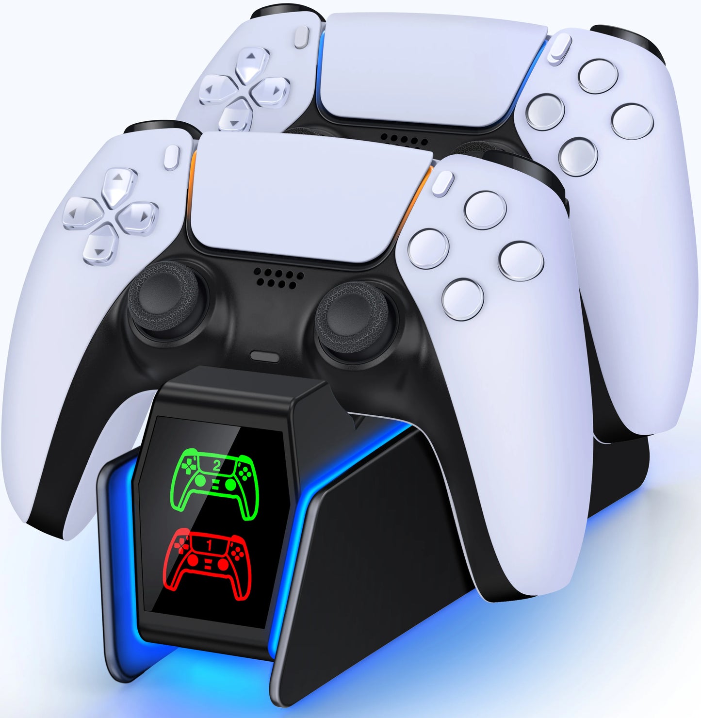 RGB PS5 Controller Charger Fast Charging Station