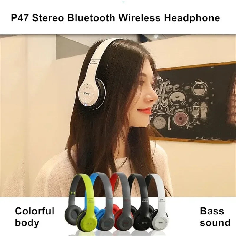 P47 Bluetooth 5.0 Wireless Stereo Headset