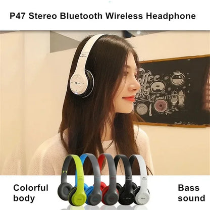 P47 Bluetooth 5.0 Wireless Stereo Headset