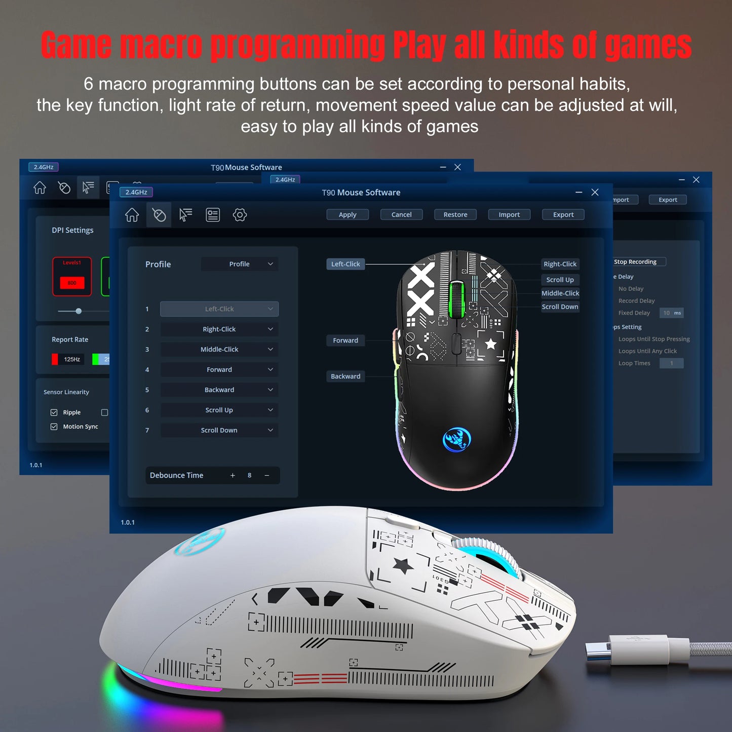 T90 Wireless Gaming Mouse