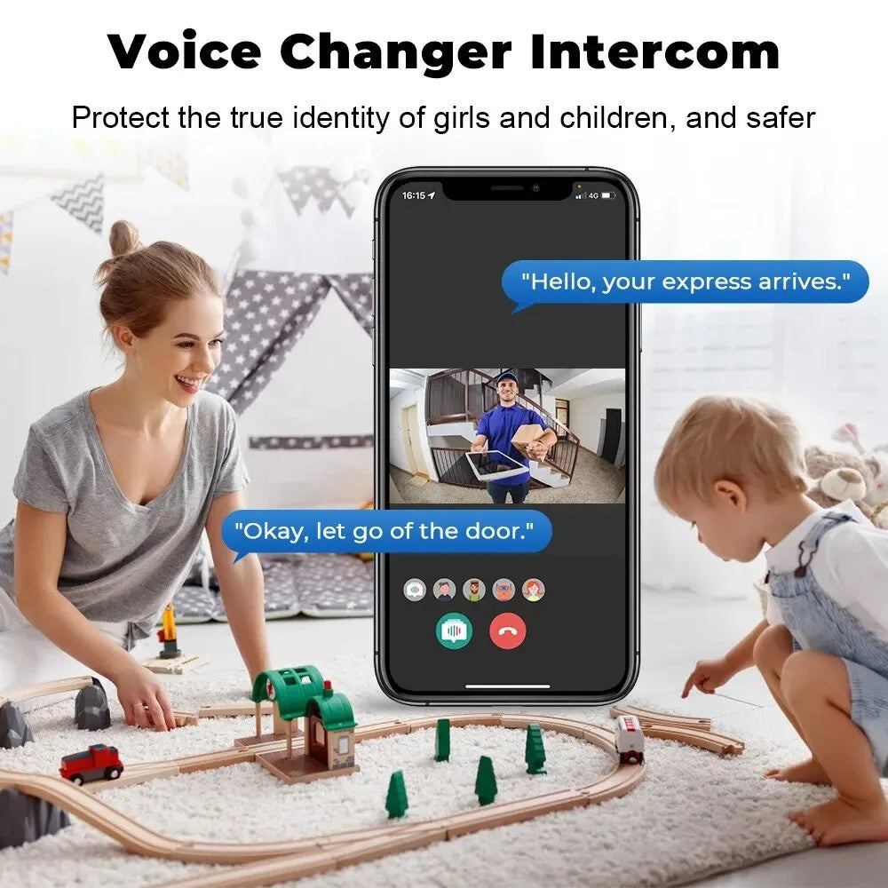 Wi-Fi Video Doorbell with Camera