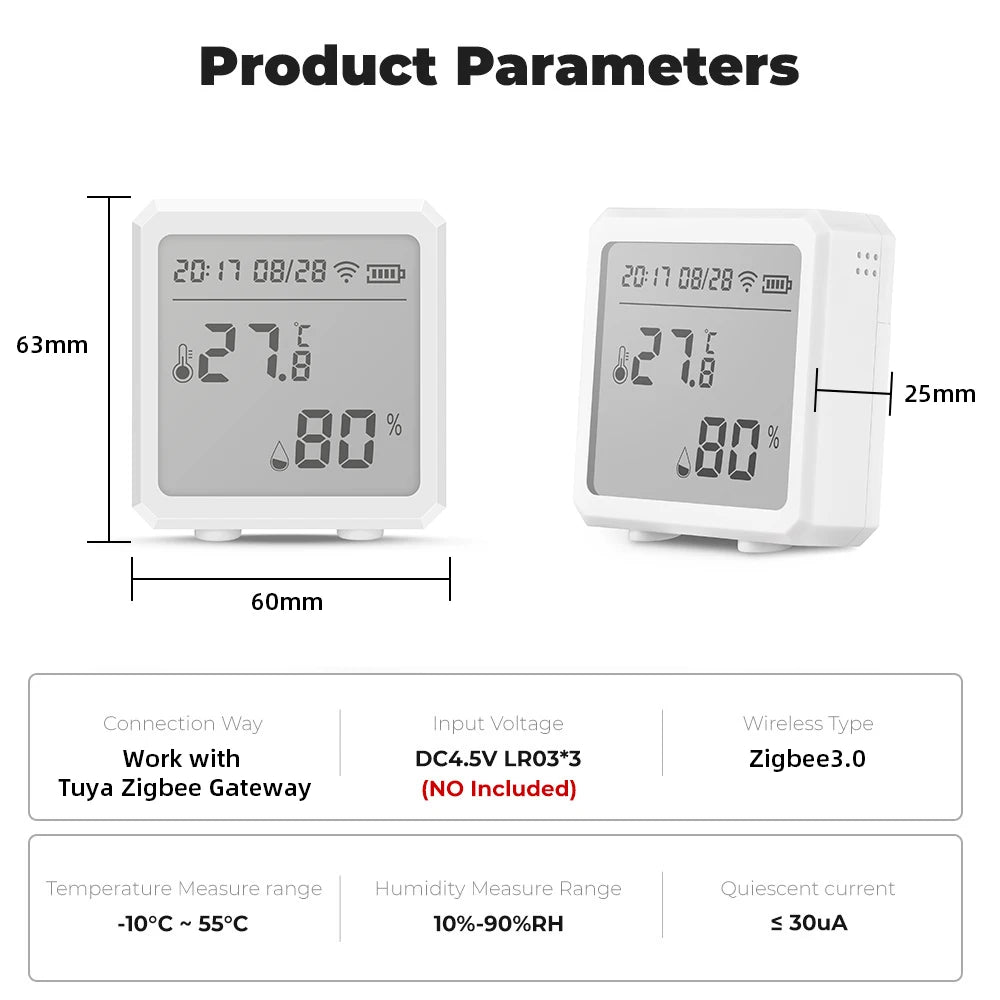 Wireless Temperature and Humidity Sensor