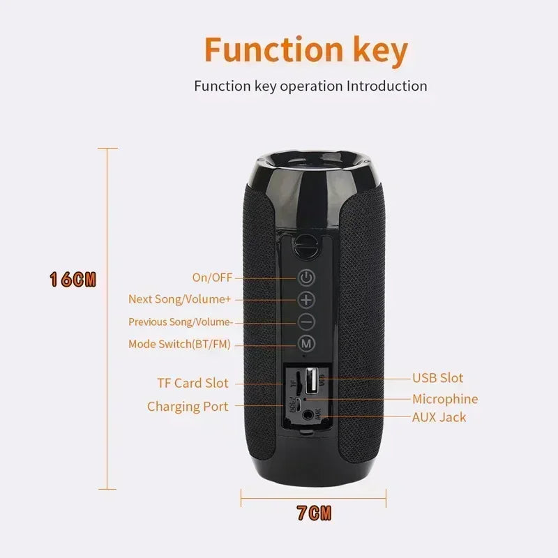 Portable Wireless Bluetooth Speaker