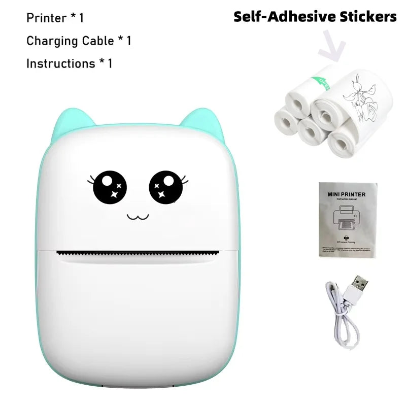Portable Mini Cat Thermal Printer