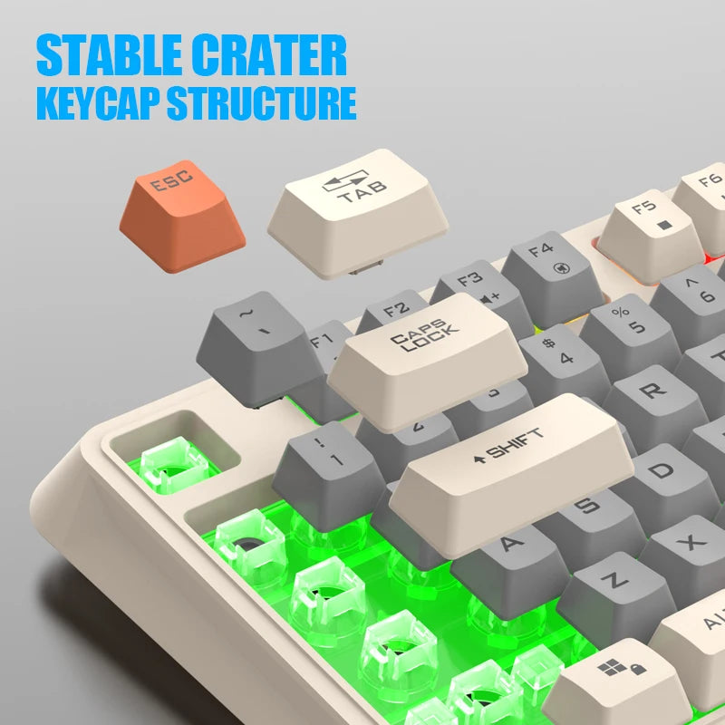 Wired Gaming Keyboard with RGB Lighting