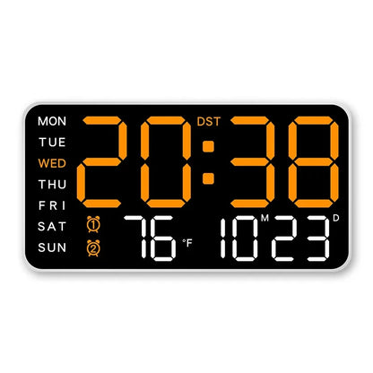Giant Intelligent Digital Wall Clock with Time
