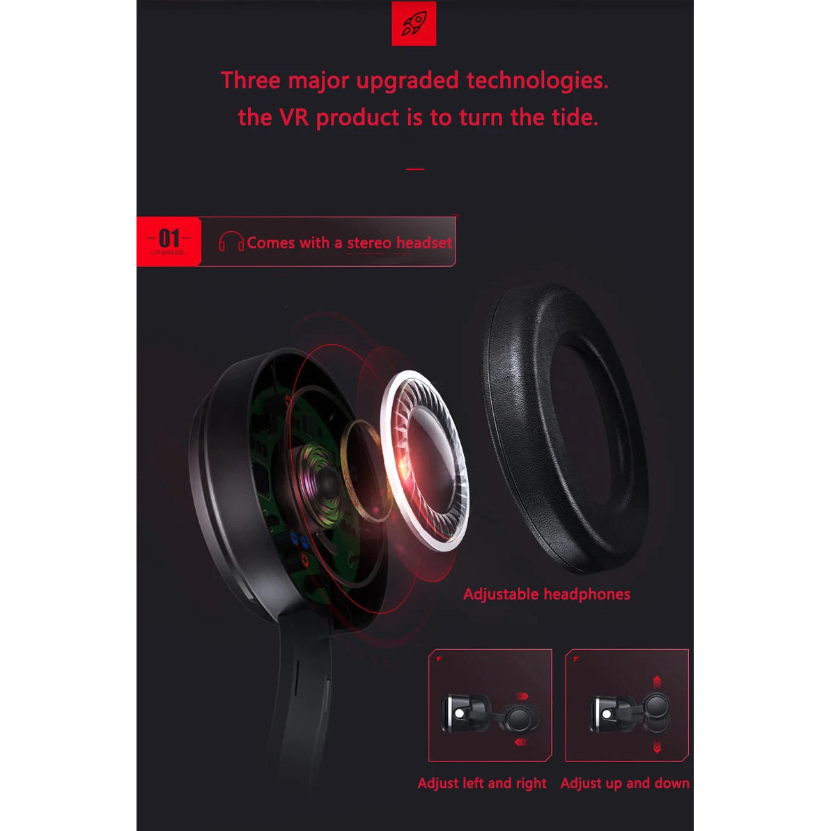 VR Shinecon 10.0 3D Virtual Reality Headset
