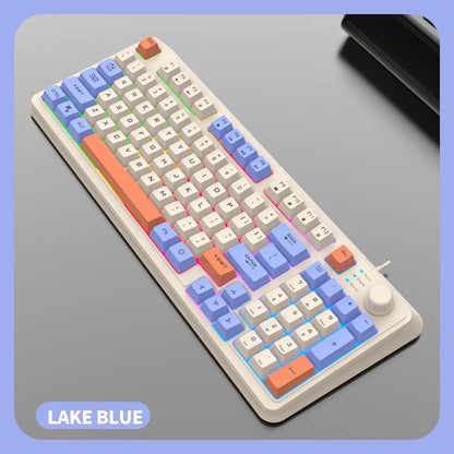 Wired Gaming Keyboard with RGB Lighting